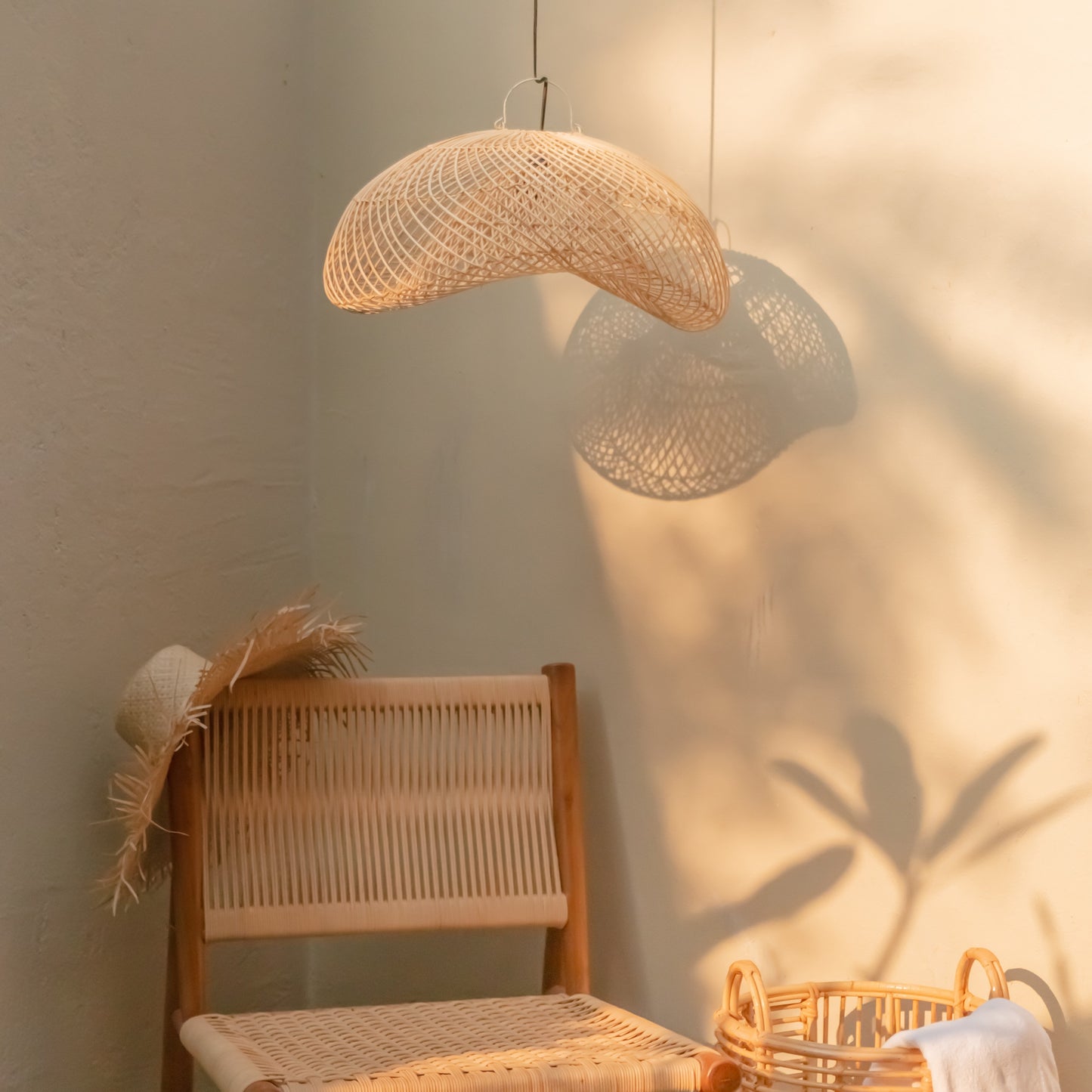 Rotan Lamp PADMA (2 maten)