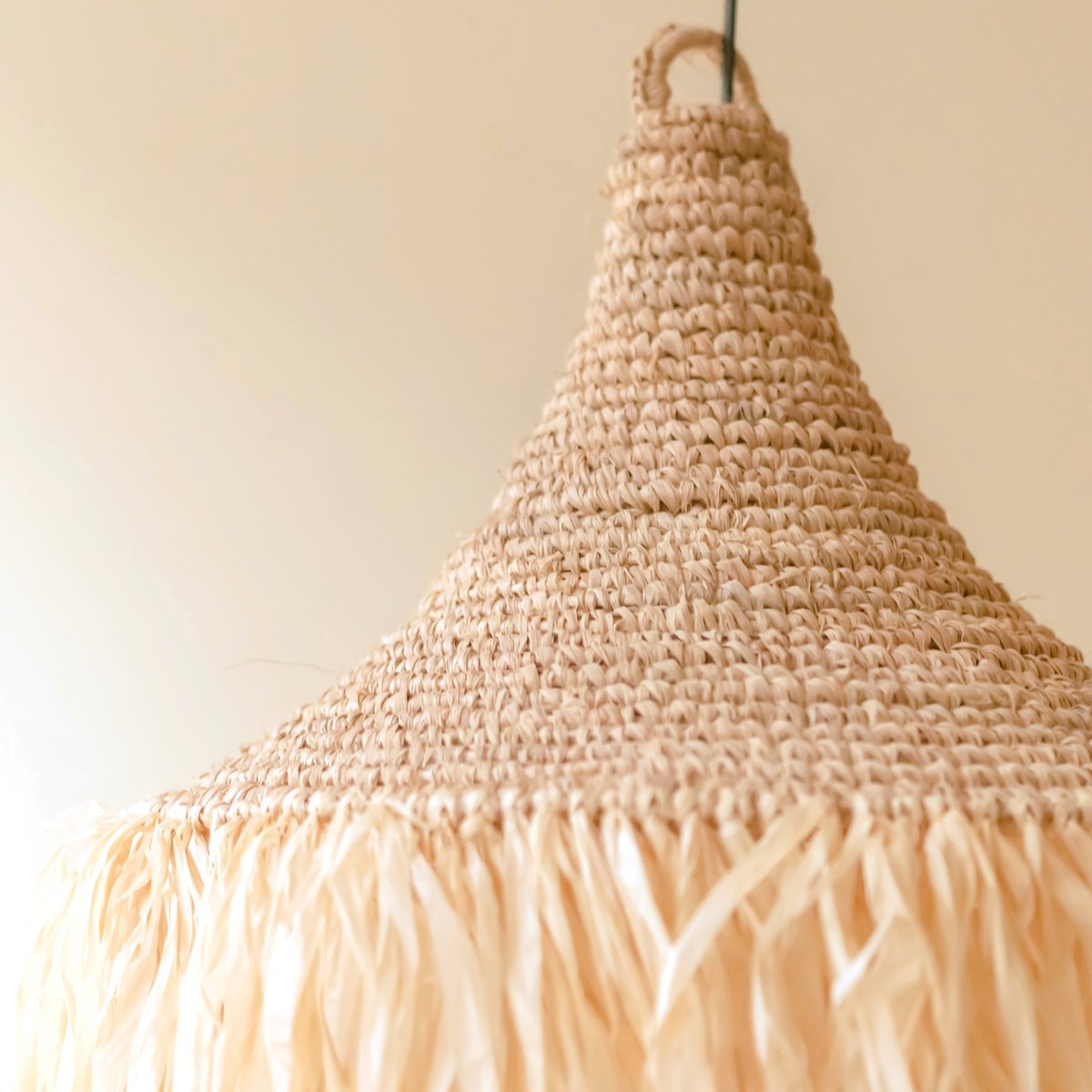 Raffia Lampenkap RUMBAI