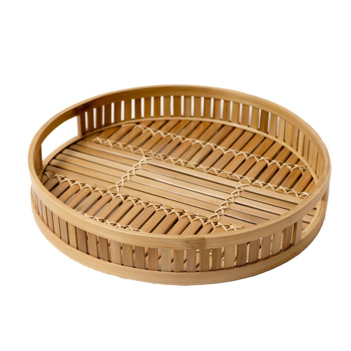 Decoratief Bamboe Dienblad Senayan - Rond Ø 40 cm