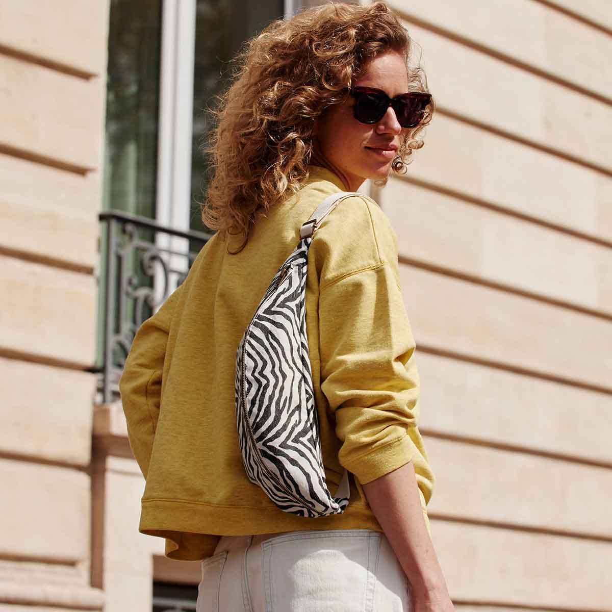 ** ZOMER PROMO **  Bananentas – Zebra Greige