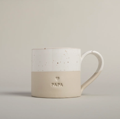 De liefste PAPA mok XL - mét gratis "papa" wenskaart bij elke PAPA mok