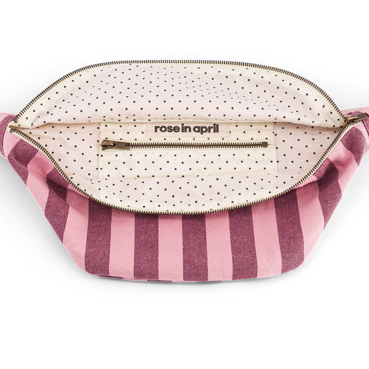 ** ZOMER PROMO ** Bananentas – Bordeaux Gestreept & Bubbelroze