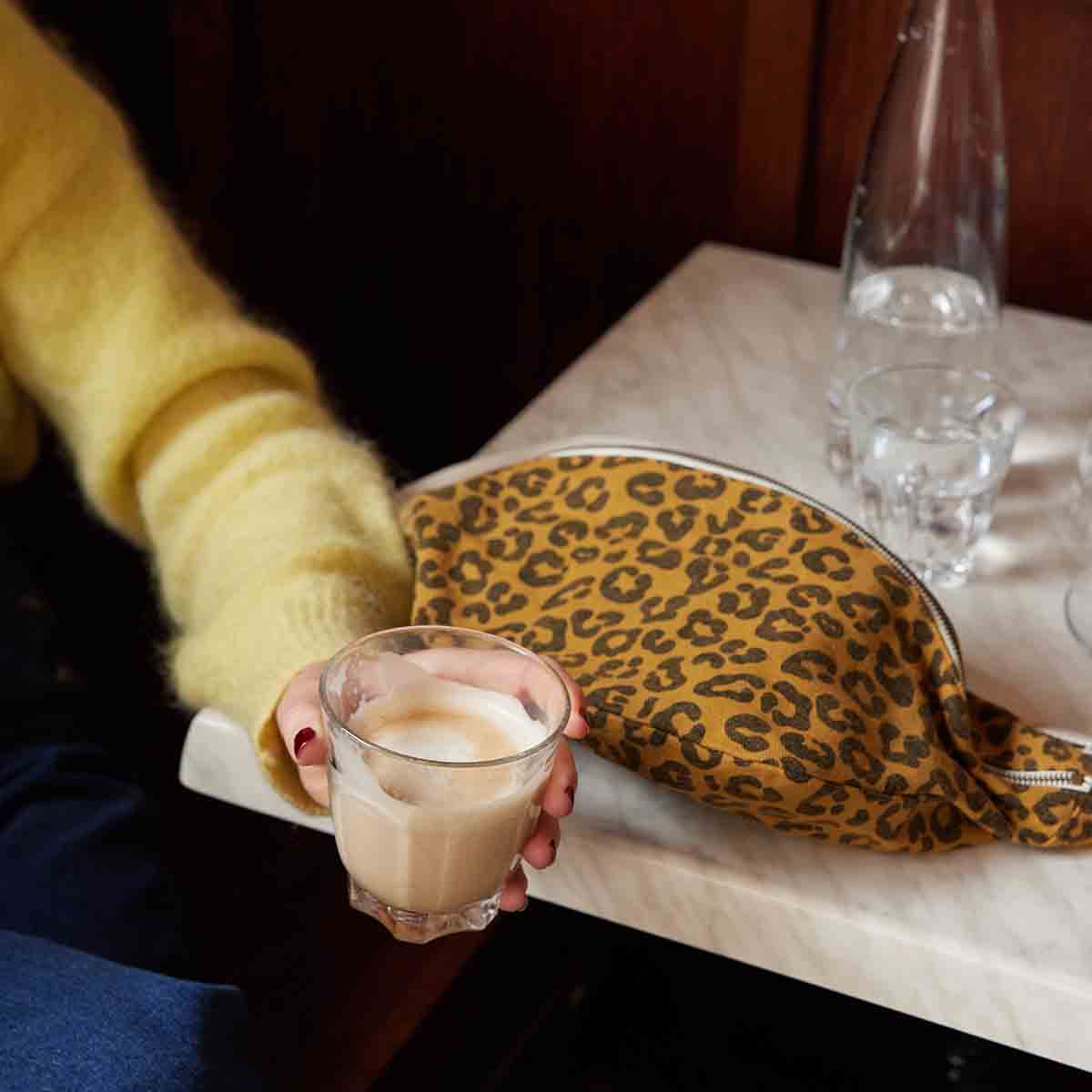 Bananentas Karamel Luipaardprint - TIJDELIJKE ACTIE GRATIS TOILETTAS