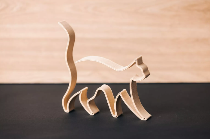 Set van 4 speelse decoratieve katten