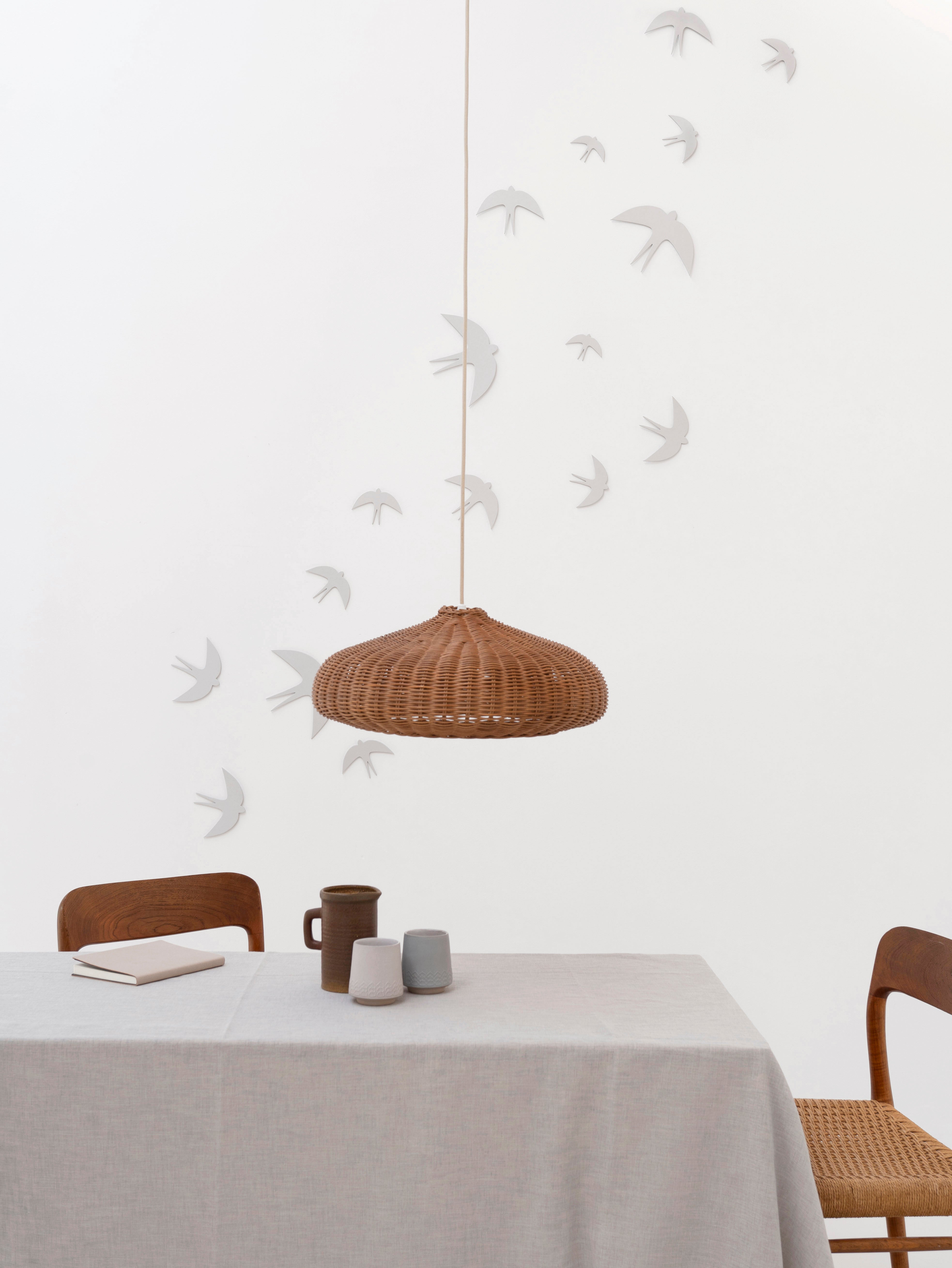 SVERM birds muurdecoratie - set van 3 (small/large)